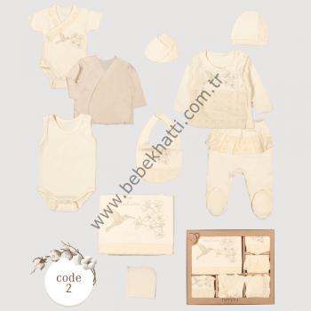 301 Organic Nature Girl Anti Alerjik 10 Parça Bebe Set